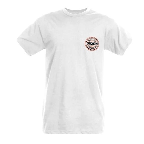 Dixxon Sturgis Rally Ride Fast Graphic Tee, White, Size 2XL, NWOT - Picture 2 of 4